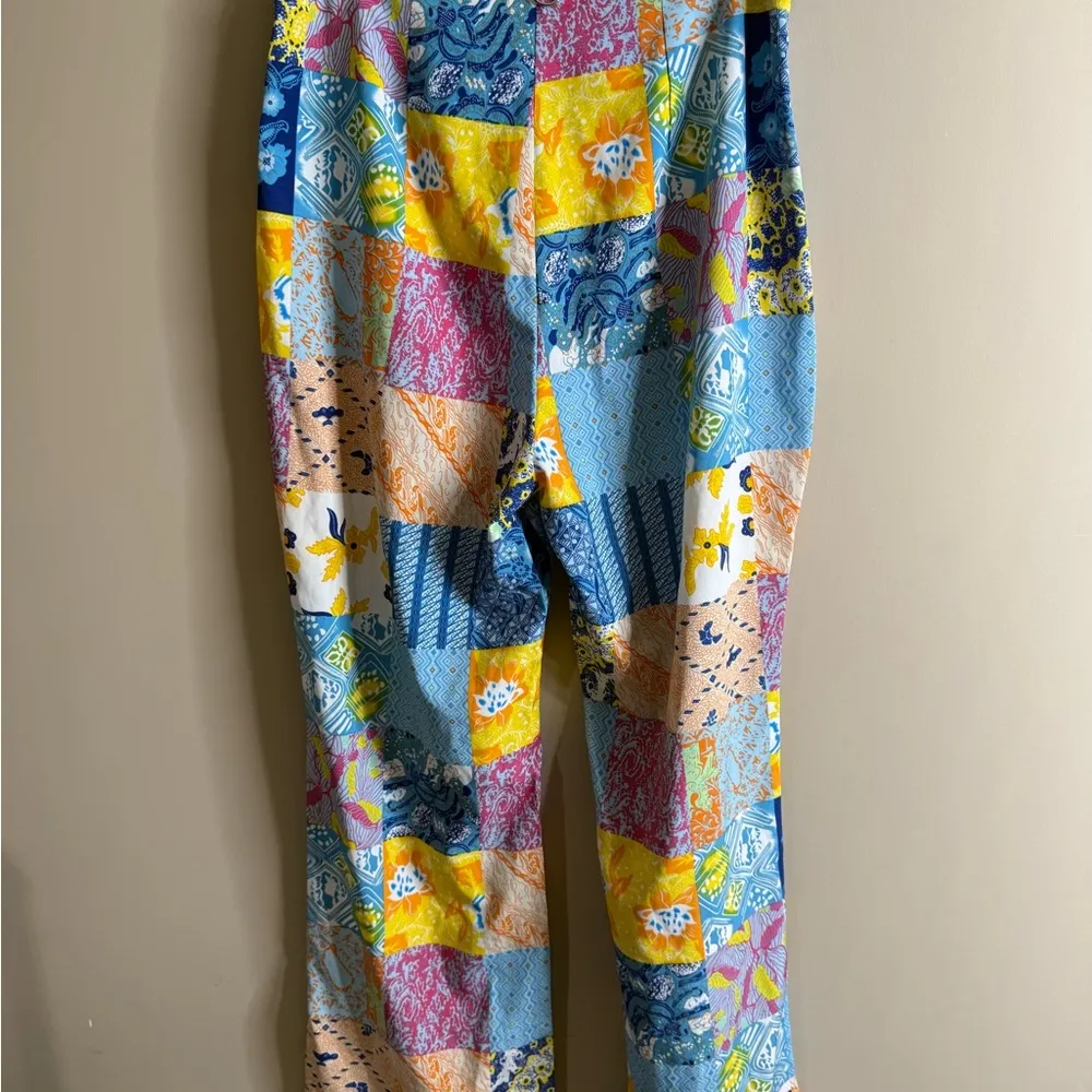 Cider Colorful Patchwork Pattern Pants xl - Image 8