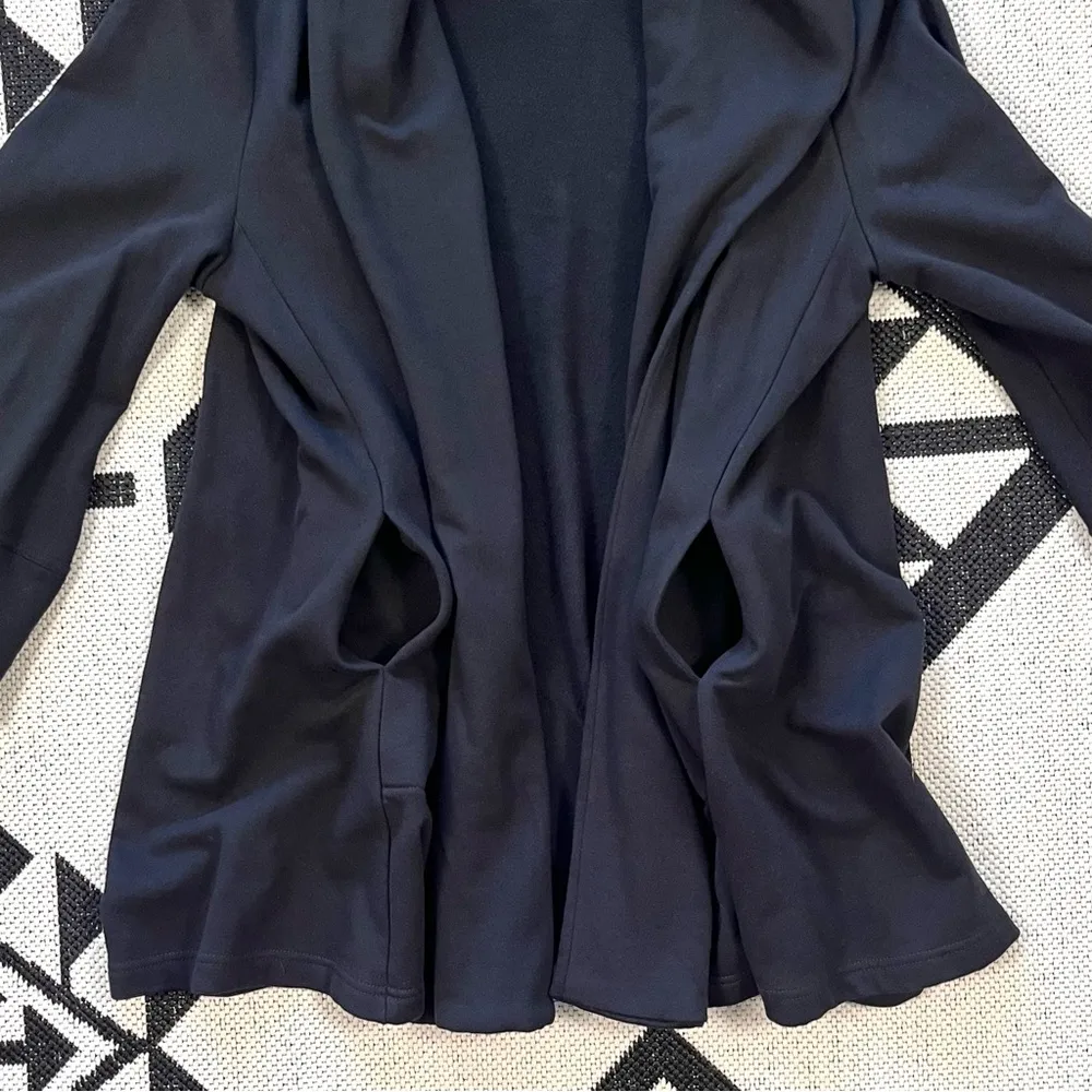 Lobo Mau Straight Pom Long Jacket in Black Medium - Image 12