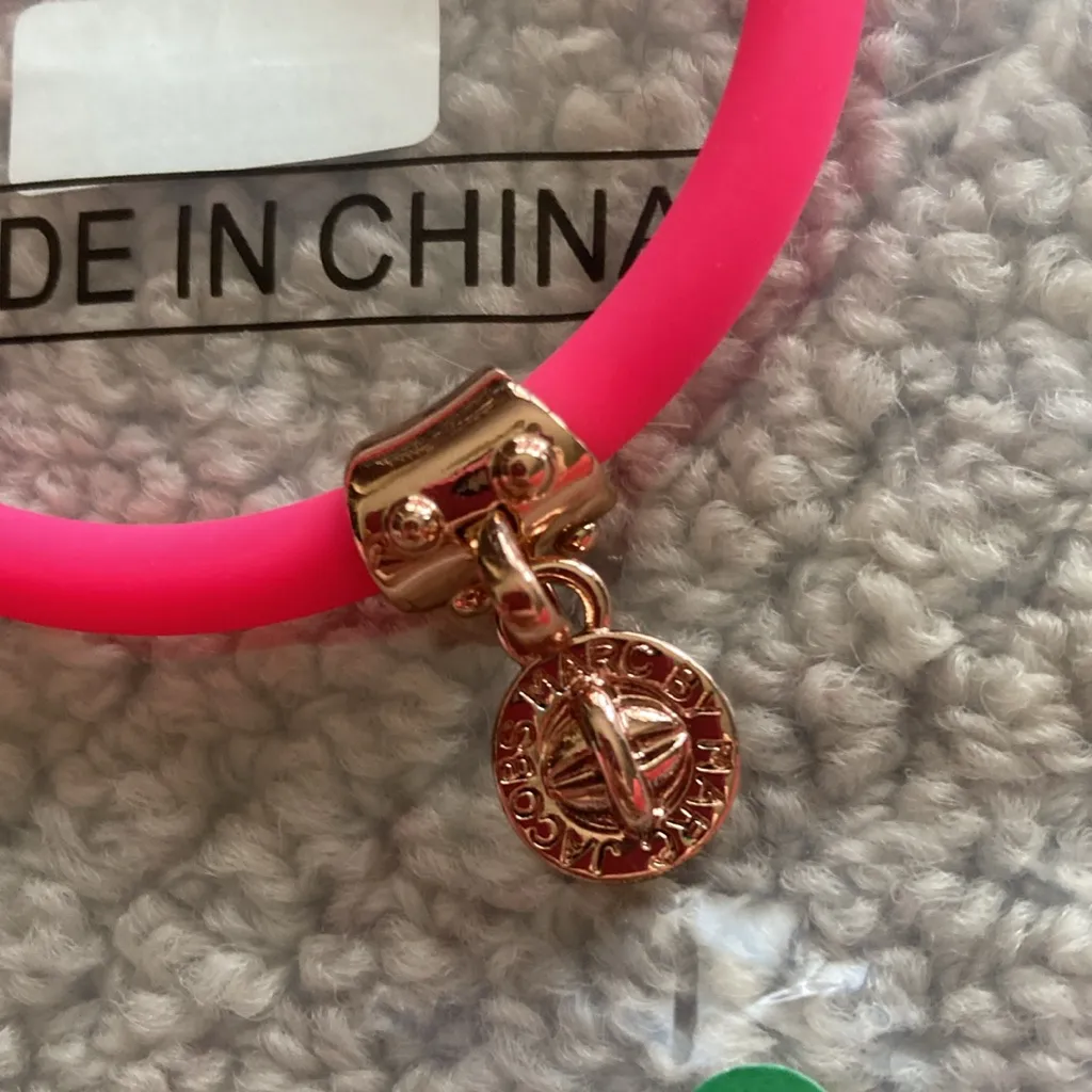 NEW Marc by Marc Jacobs Pink Bracelet Small Circular Rose Gold NWT - Image 3