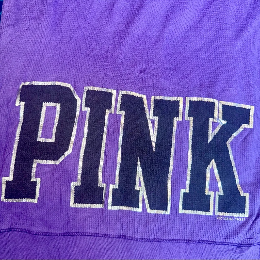 Y2K VS PINK Hooded Henley! - Image 6