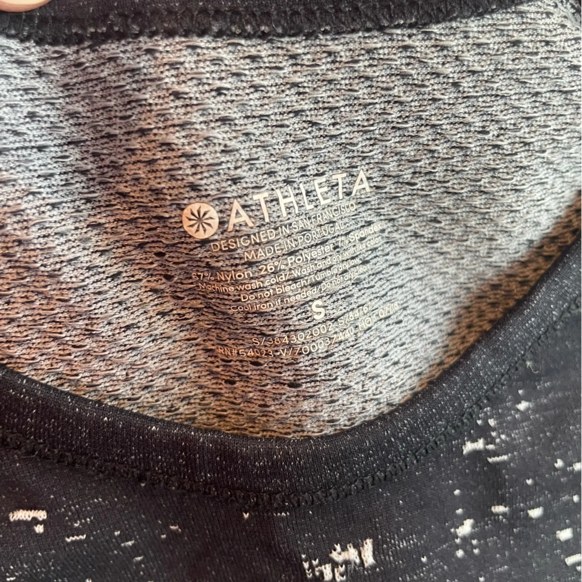 Athleta Black Long Sleeve Athletic Shirt - Size S - Image 4