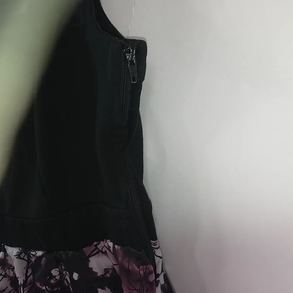 Hot Topic M Halloween Sleeveless Skater Party Dress in Purple Black - Image 2