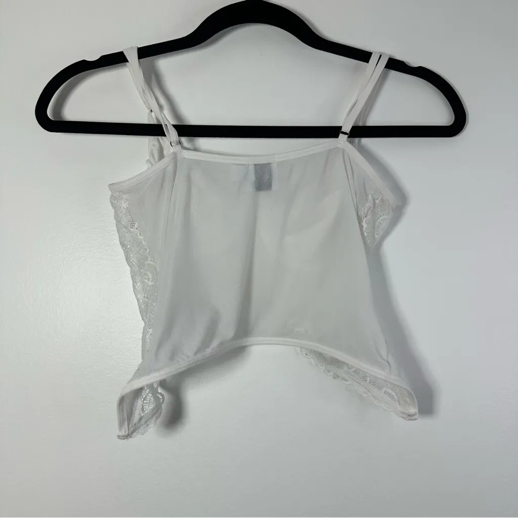 Princess Polly Women’s Corset Bustier Crop Top White Size S/M - Image 2