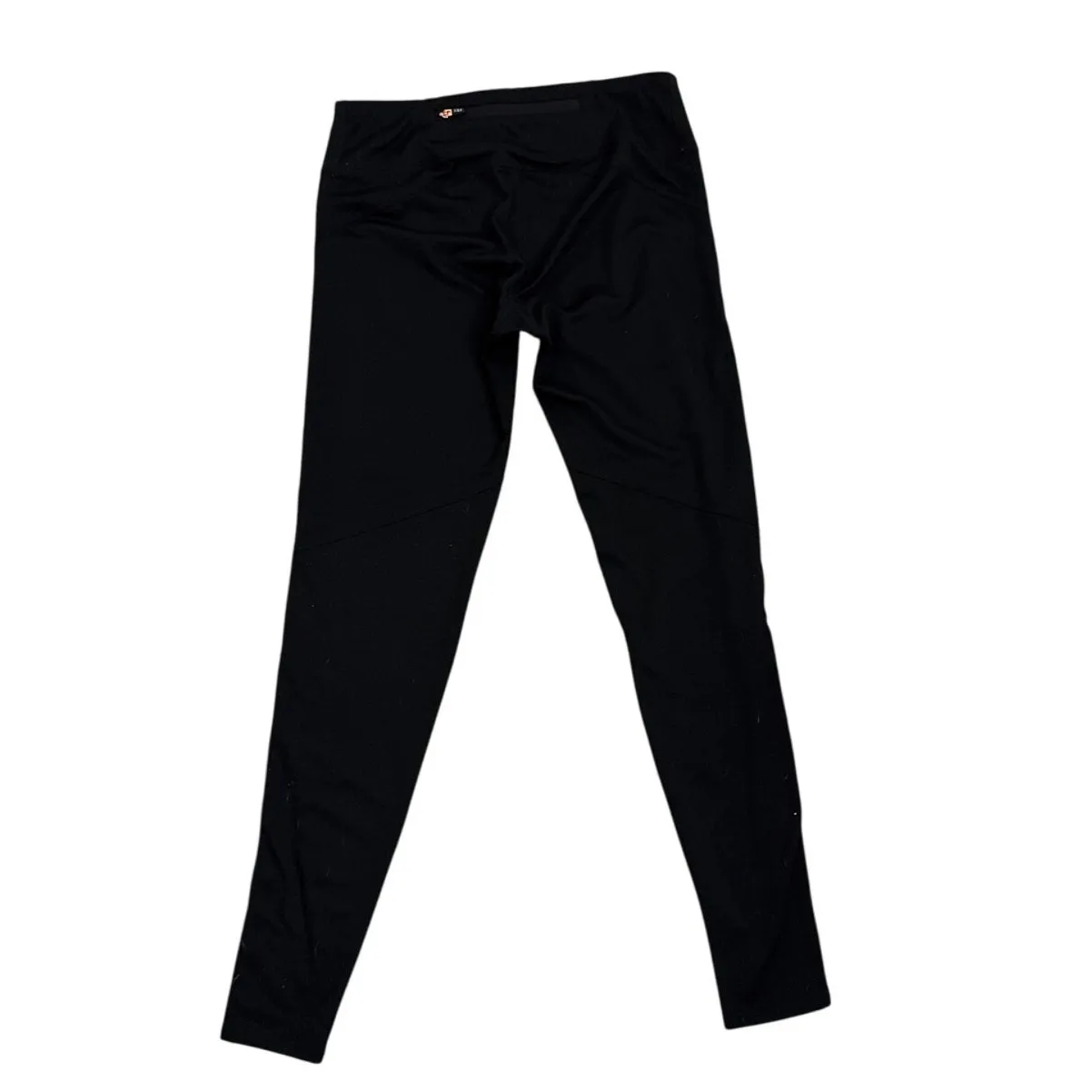 Abercrombie & Fitch Black Athletic Leggings Rose Gold Logo Size Small - Image 2