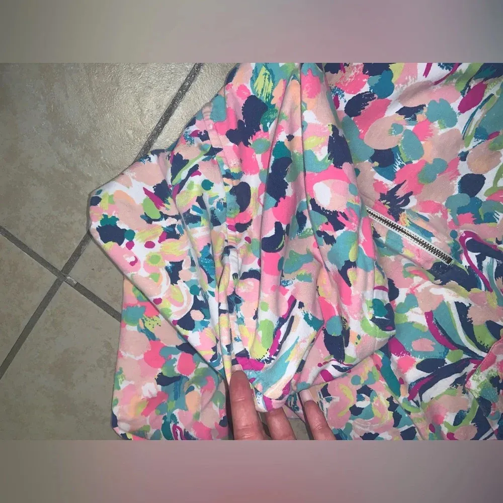 Lilly Pulitzer Hooded skipper popover XS $138 preppy, coastal spring quarter zip - Image 5