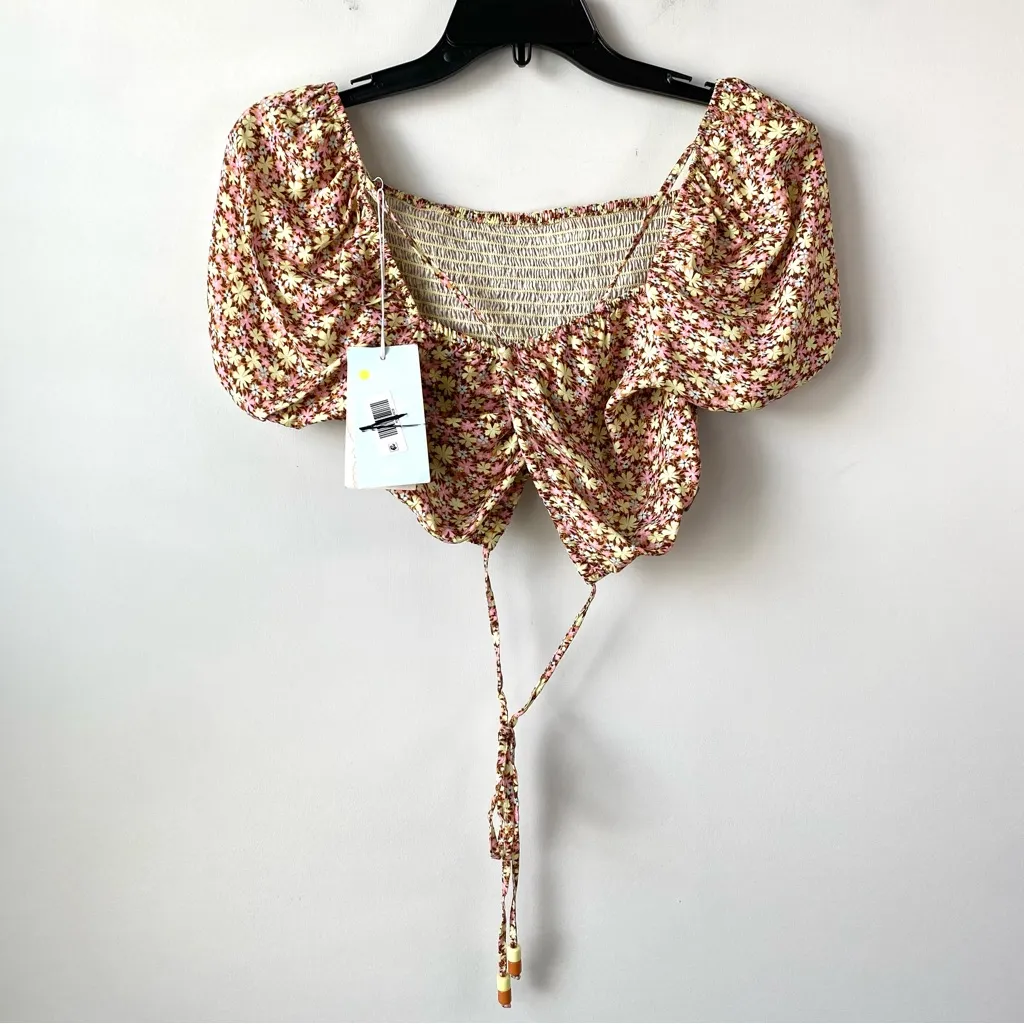 Maaji Radiant Crop Top In Natural Meadow‎ Autumn M - Image 4