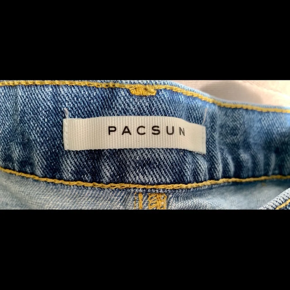 PacSun High Waisted 2 Panel Straight Leg Jeans - Image 8