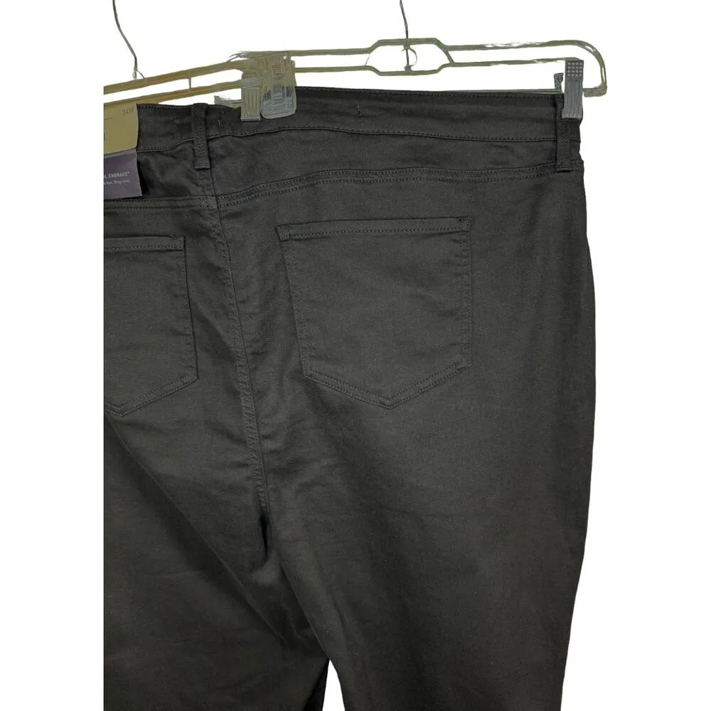 NYDJ Margot Girlfriend Cool Embrace Black 24W Lift Tuck Technology NWT - Image 9