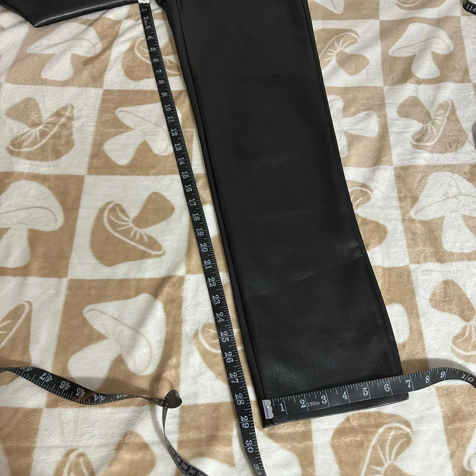 Aritzia Wilfred | Vegan Faux Leather Pants Straight Leg‎ | Women's 2 - Image 8