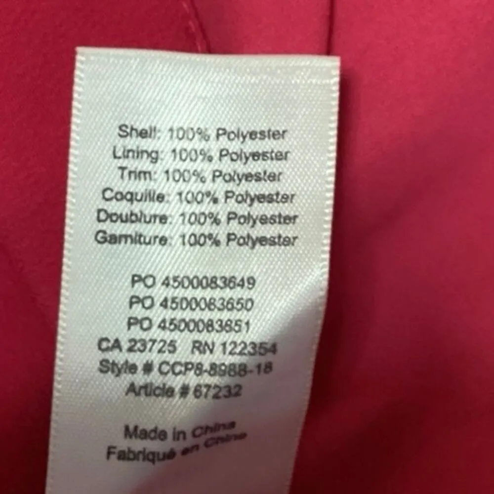 Aritzia Little Moon Pink Crew Neck Cutout Back Elastic Waist Blouson Dres Size S - Image 5