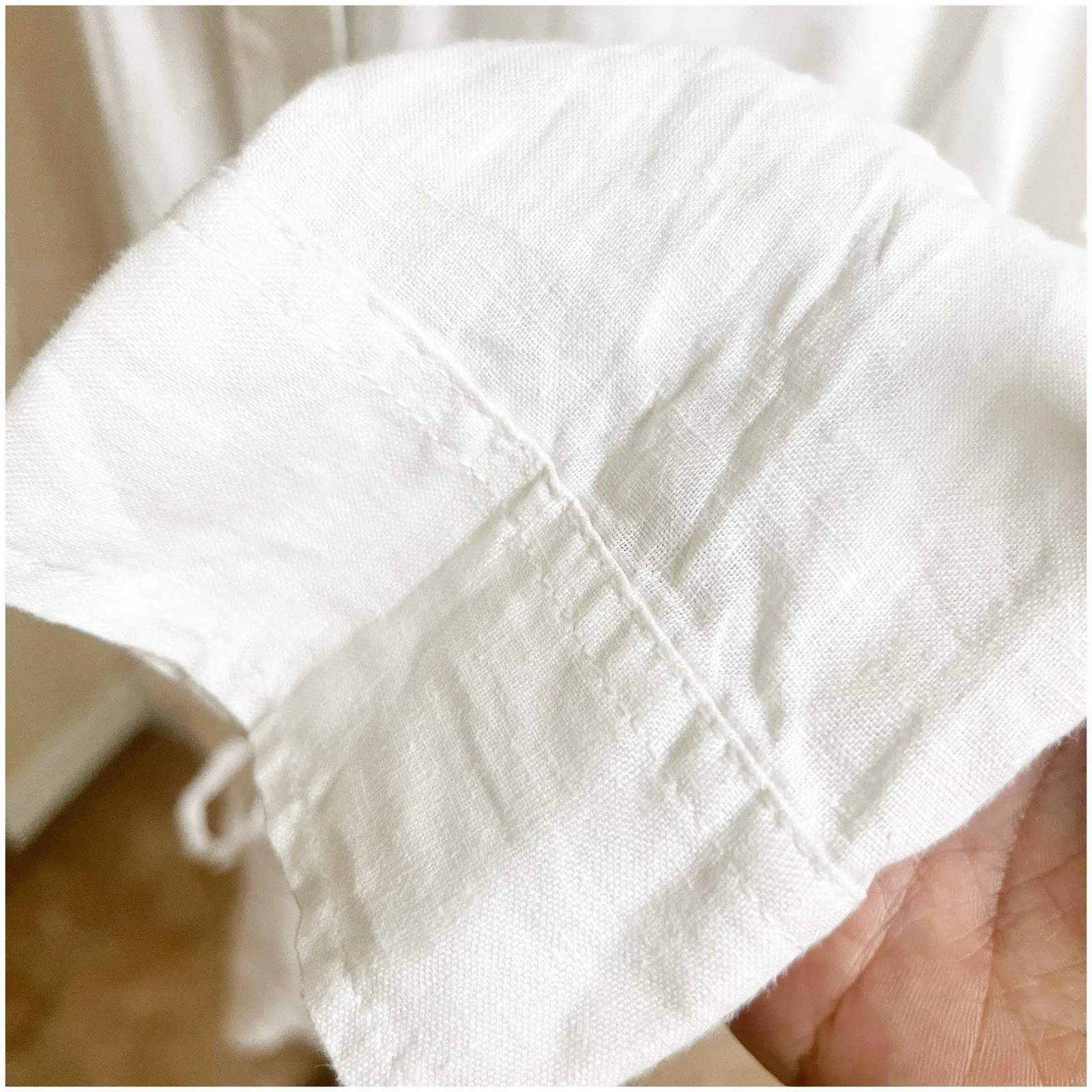 Rachel By Rachel Roy White 100% Linen Jacket Sz 1X Hood Drawcord Waist Washable - Image 8