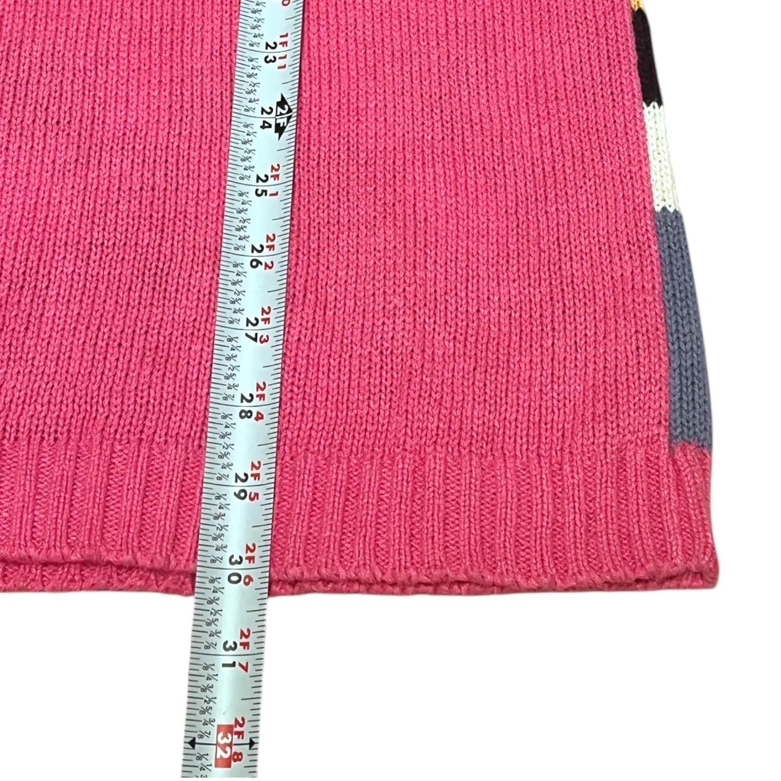 Vtg 90s Santoria Abstract Art Geometric Multicolor Sweater Lrg Dopamine Pop Art Pink Size L - Image 8