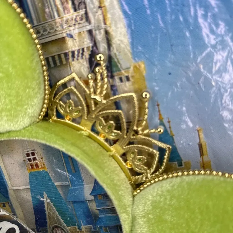 Disney parks baublebar princess & the frog tiana crown Minnie Mouse ears - Image 3