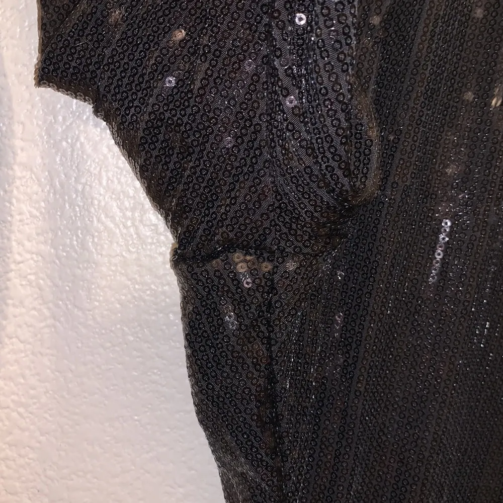 Cherish black full sequin jogger style leggings - Image 4