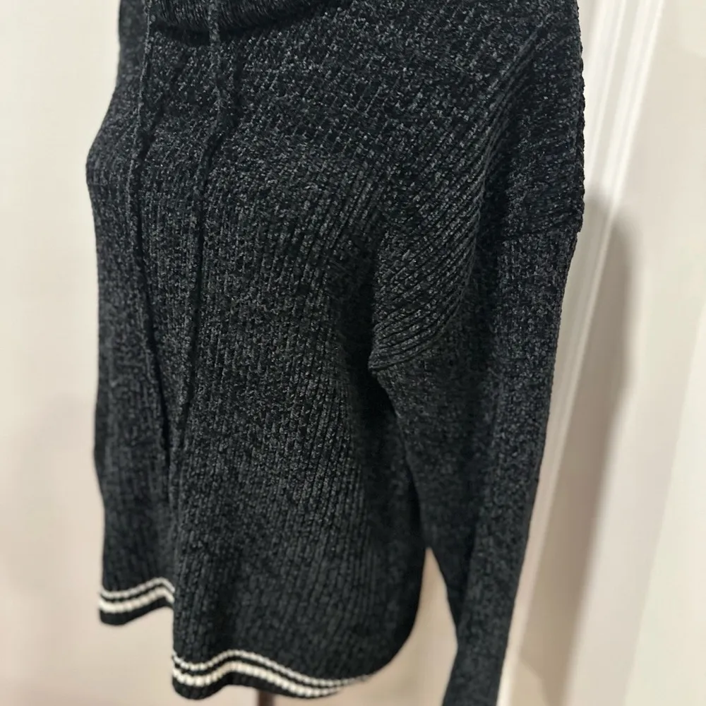 Rachel Zoe Women’s Sz:L Black Chenille Cowl Neck Sweater. Super Soft. - Image 8