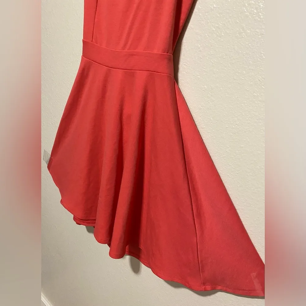 Charlotte Russe Coral Pink Sleeveless Mini Summer Dress - Image 2