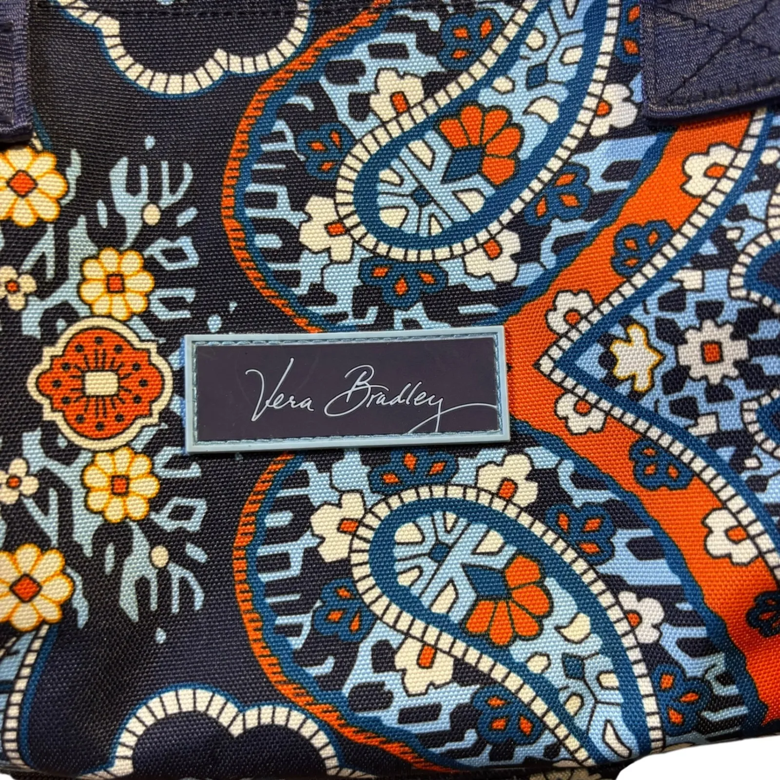 Vera Bradley Marrakesh Grand Expandable Weekender Travel Bag‎ Paisley Print Tote - Image 4