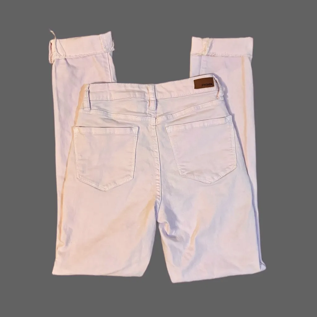 RSQ Baby Pink Vintage Skinny Mom Jeans Sz 23 - Image 2