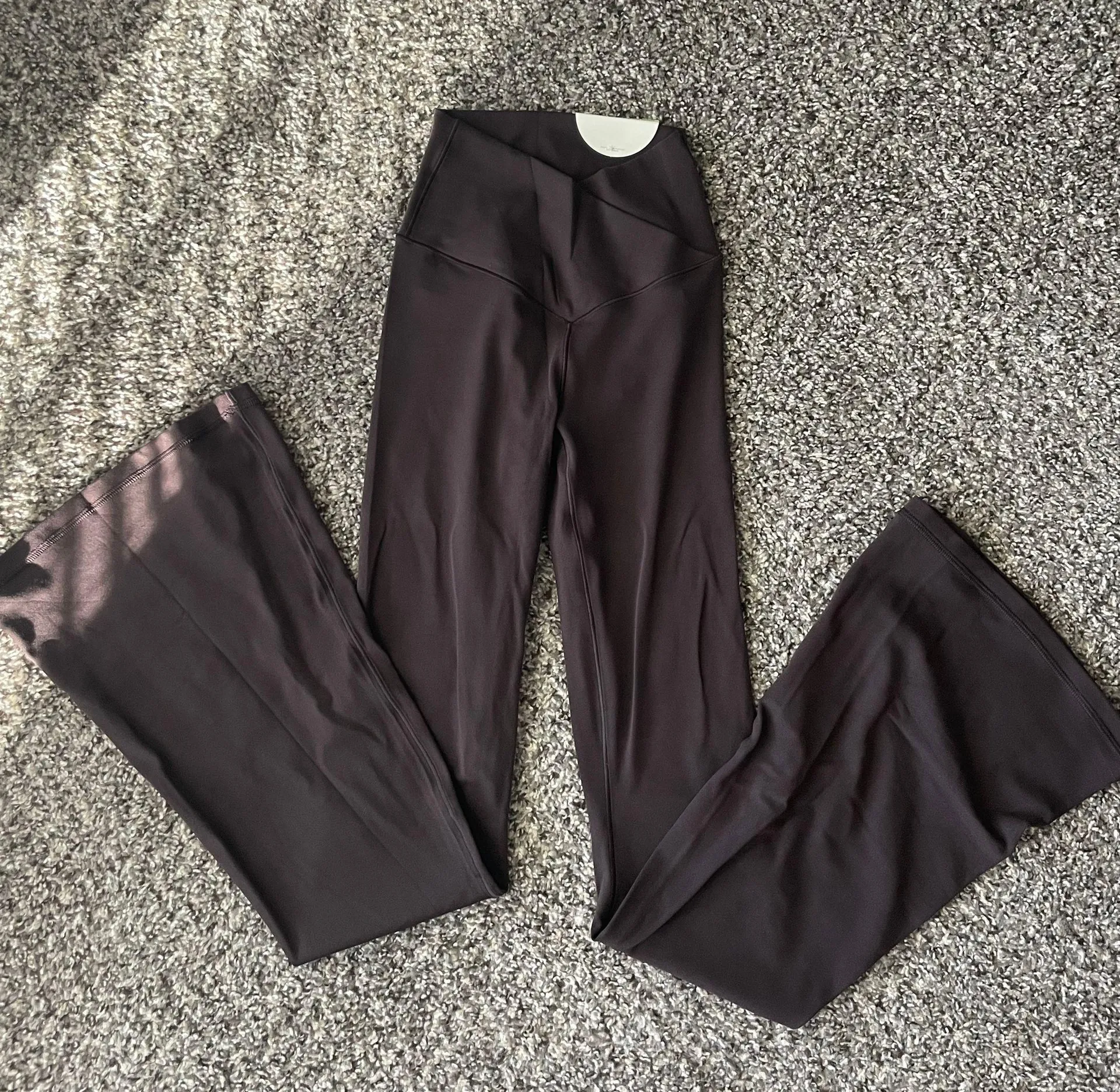 OFFLINE By  Real Me High Waisted Crossover Brown Flare Leggings Size XS - Image 2