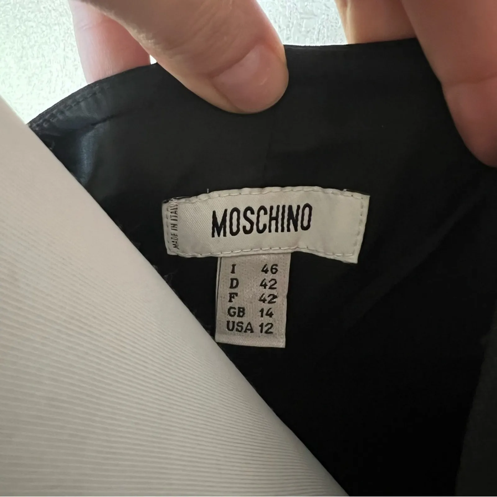 MOSCHINO | vintage black knee length sheath sleeveless dress 12 - Image 5