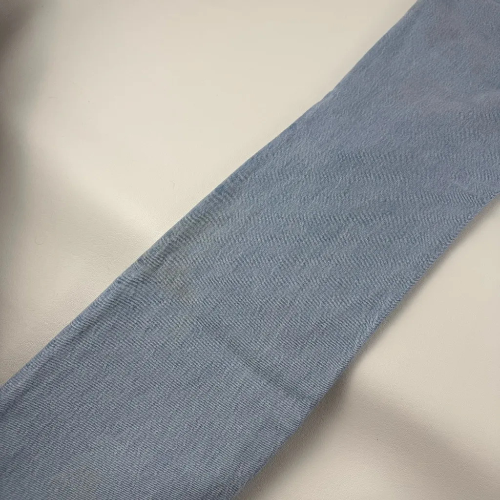 Levi’s 70s High Slim Straight Light Blue Jeans - Image 9