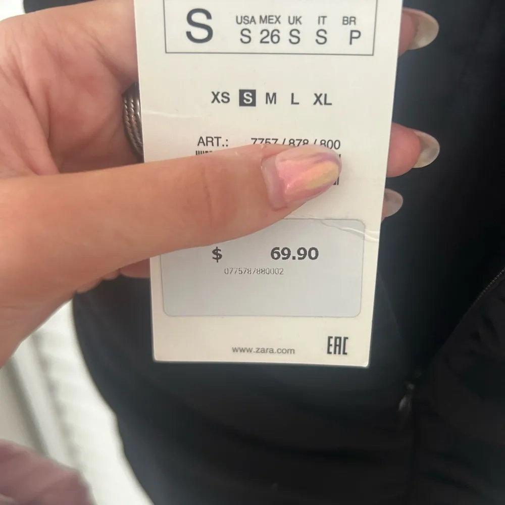 NWT ZARA black cocktail mini dress - Image 9