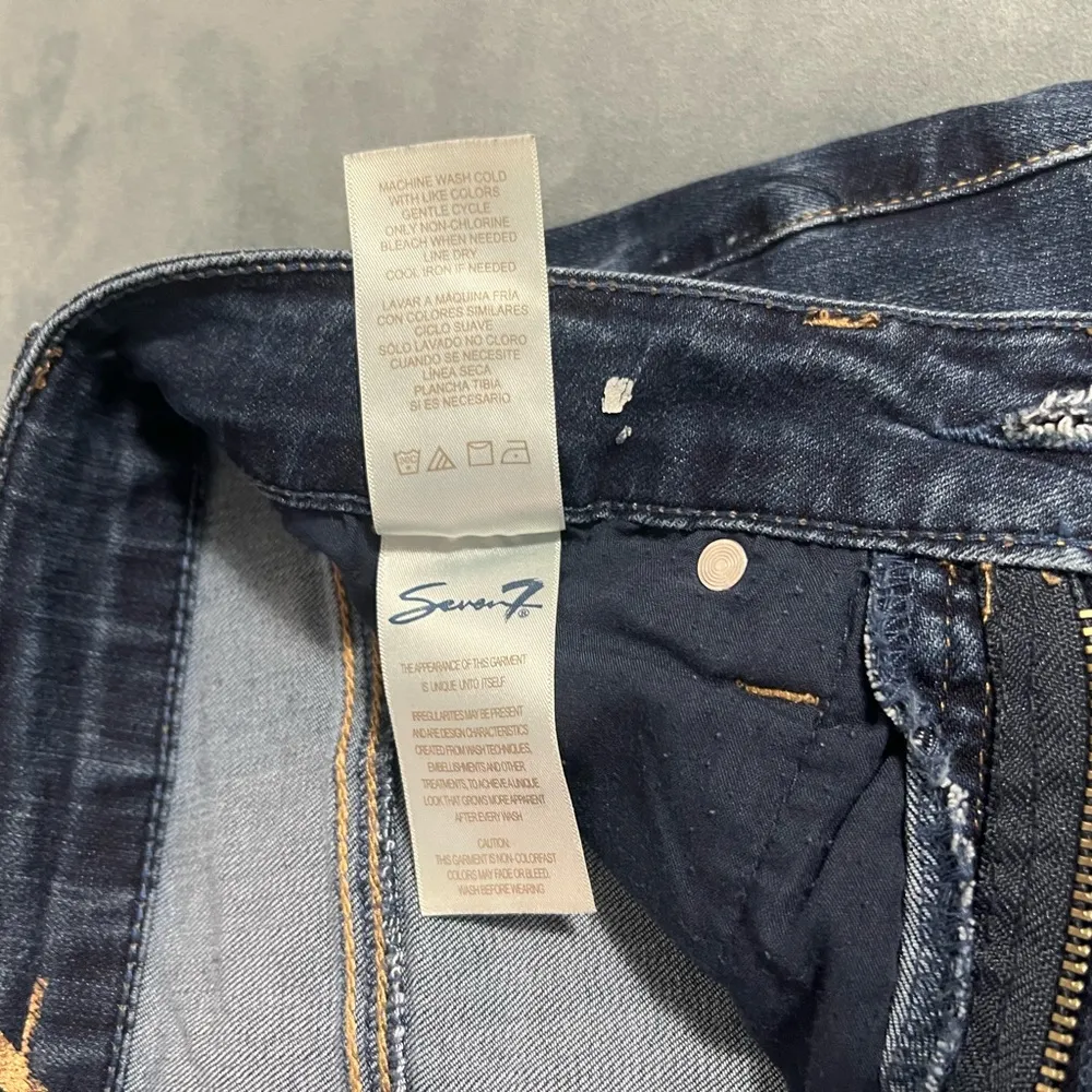Seven7 Jeans, Size 6 Blue - Image 4