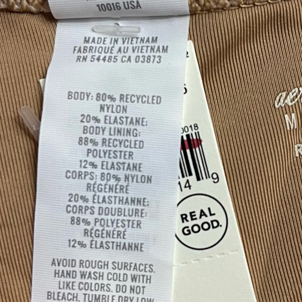 Aerie • NWT Tan Yellow White Pattern Cheekiest High Rise Floral Bikini Bottom - Image 8