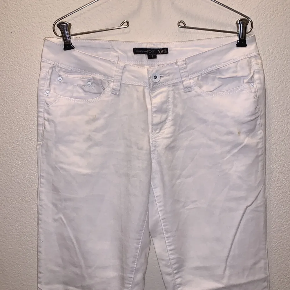 YMI Foxy white bottom side zip super skinny jeans - Image 2