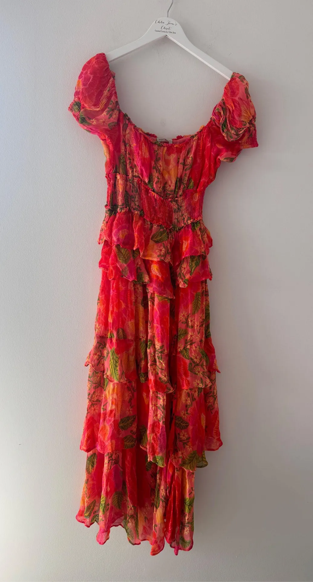 Farm Rio Tropical Floral Dress - Image 6