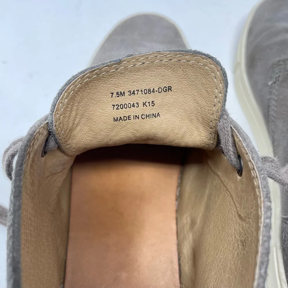 Gemma Dark Gray Suede Leather Chukka Ankle Boots Sneakers womens 7.5 - Image 13