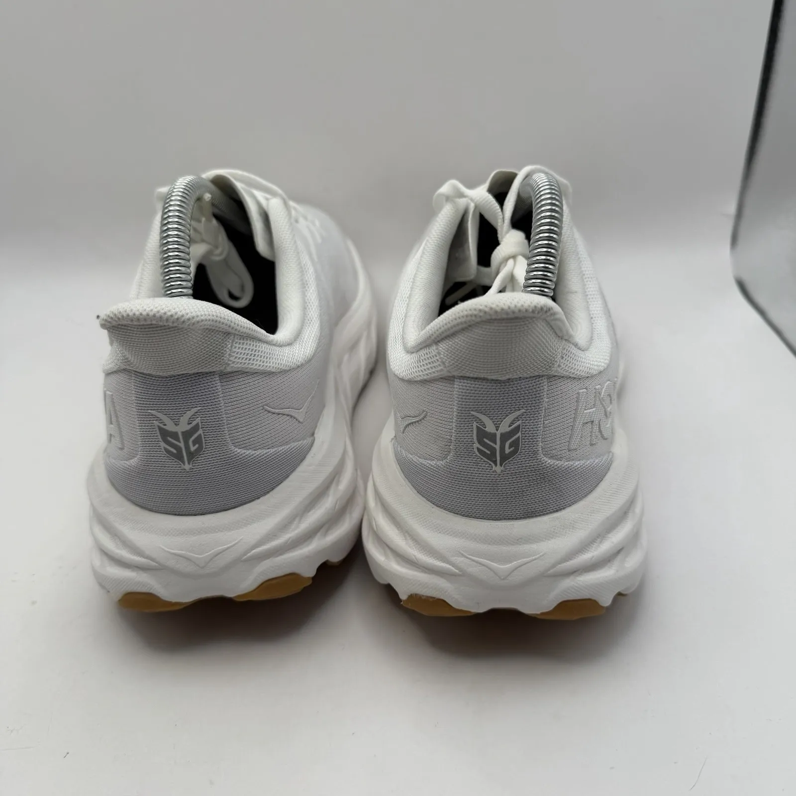 Hoka One One Speedgoat 5 White Womens 11B Running Sneakers 1123158 - Image 4