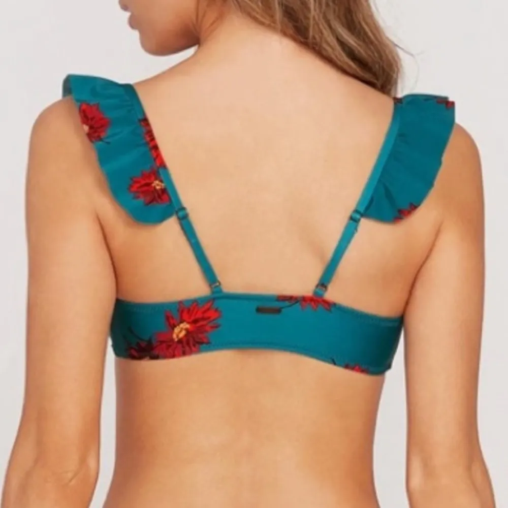 Volcom Good To Grow V-Neck Top & Hipster Bottom - Stormy Blue Women’s Sz L NWT - Image 11