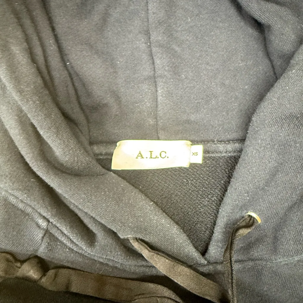 ALC bell sleeve hoodie Navy size xs - Image 6