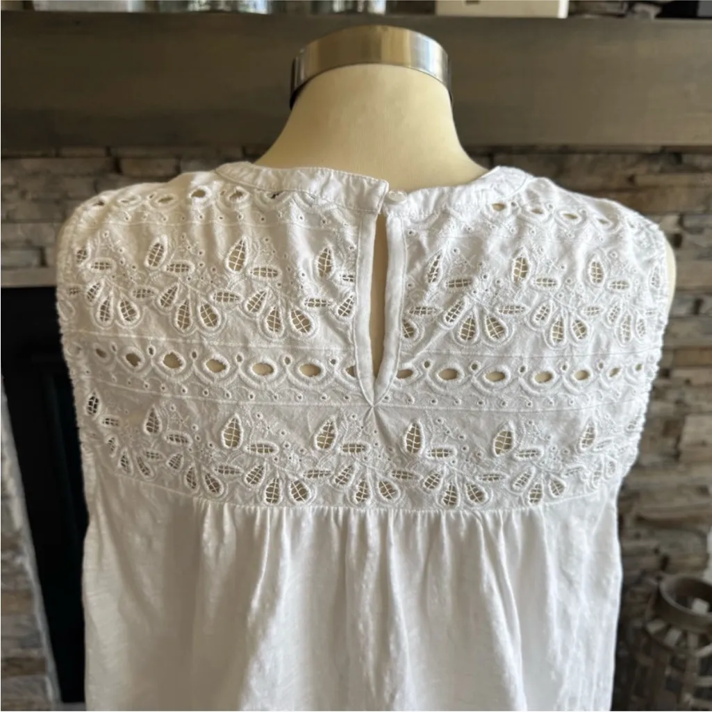 Lucky brand, eyelet, lace tank top - Image 8