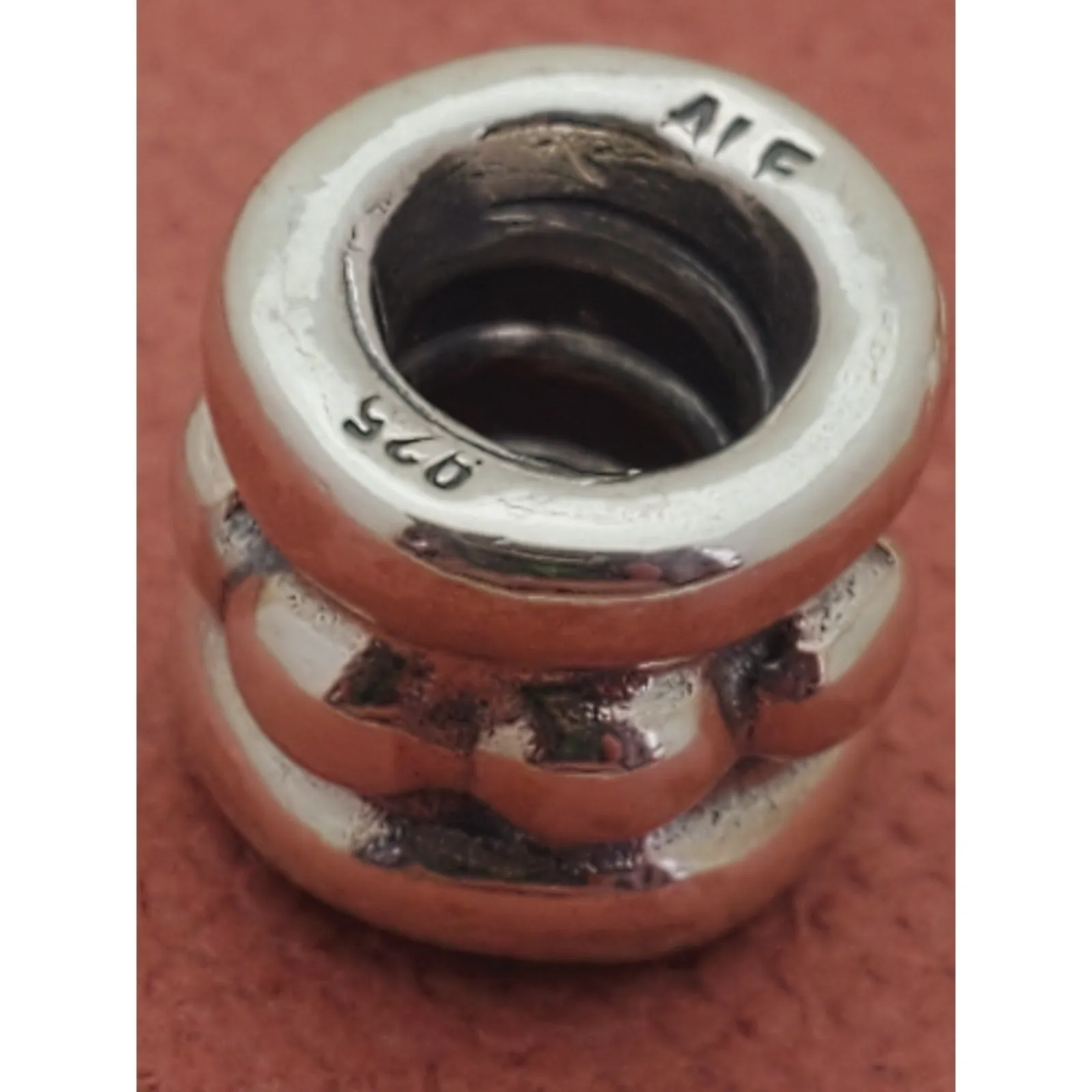 PANDORA Sterling Silver ROW OF DOTS Charm 790162 - Image 5