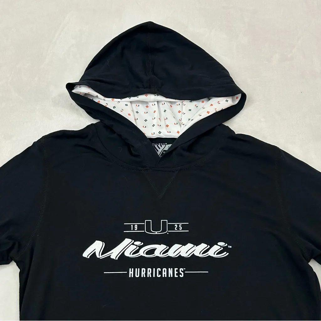 NCAA University Of Miami Hurricanes Levelwear Lightweight Sweatshirt Women’s S - Image 2