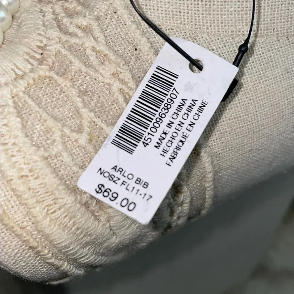 NWT $69 Elegant Silver Beaded Necklace - Image 3