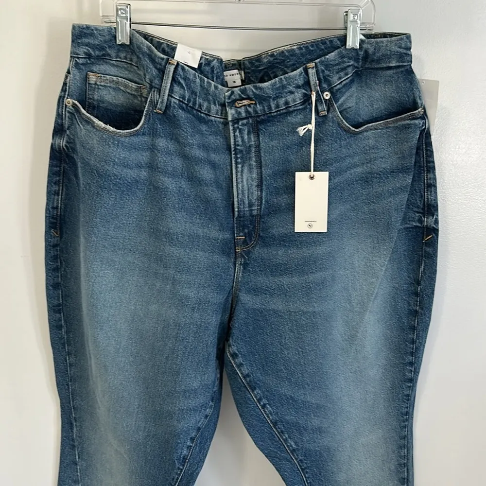 Good American Good Boy Twisted Slit Jeans - Image 4