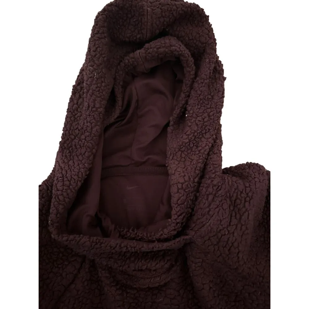 Nike Sweatshirt Sherpa Therma Fleece Training Hoodie Women's Size Small - Image 3