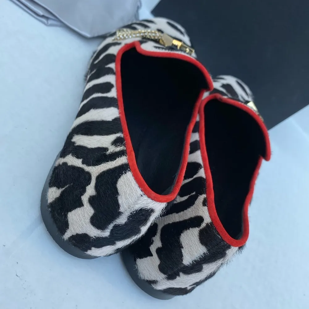 Giuseppe Zanotti Leopard Dalila Pony Hair Flats - Image 10