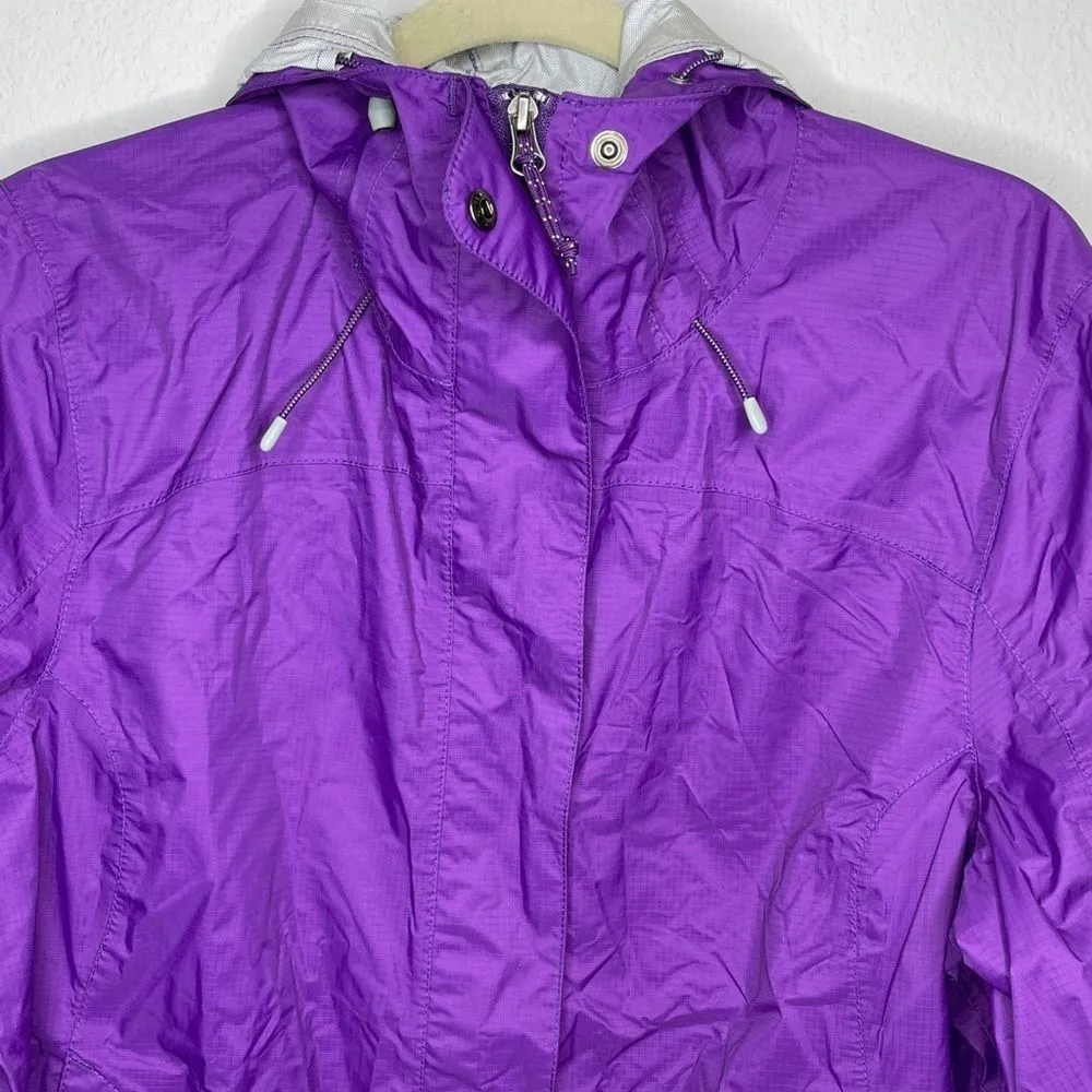 L.L. Bean Rain Coat Purple‎ Purple Size M - Image 7