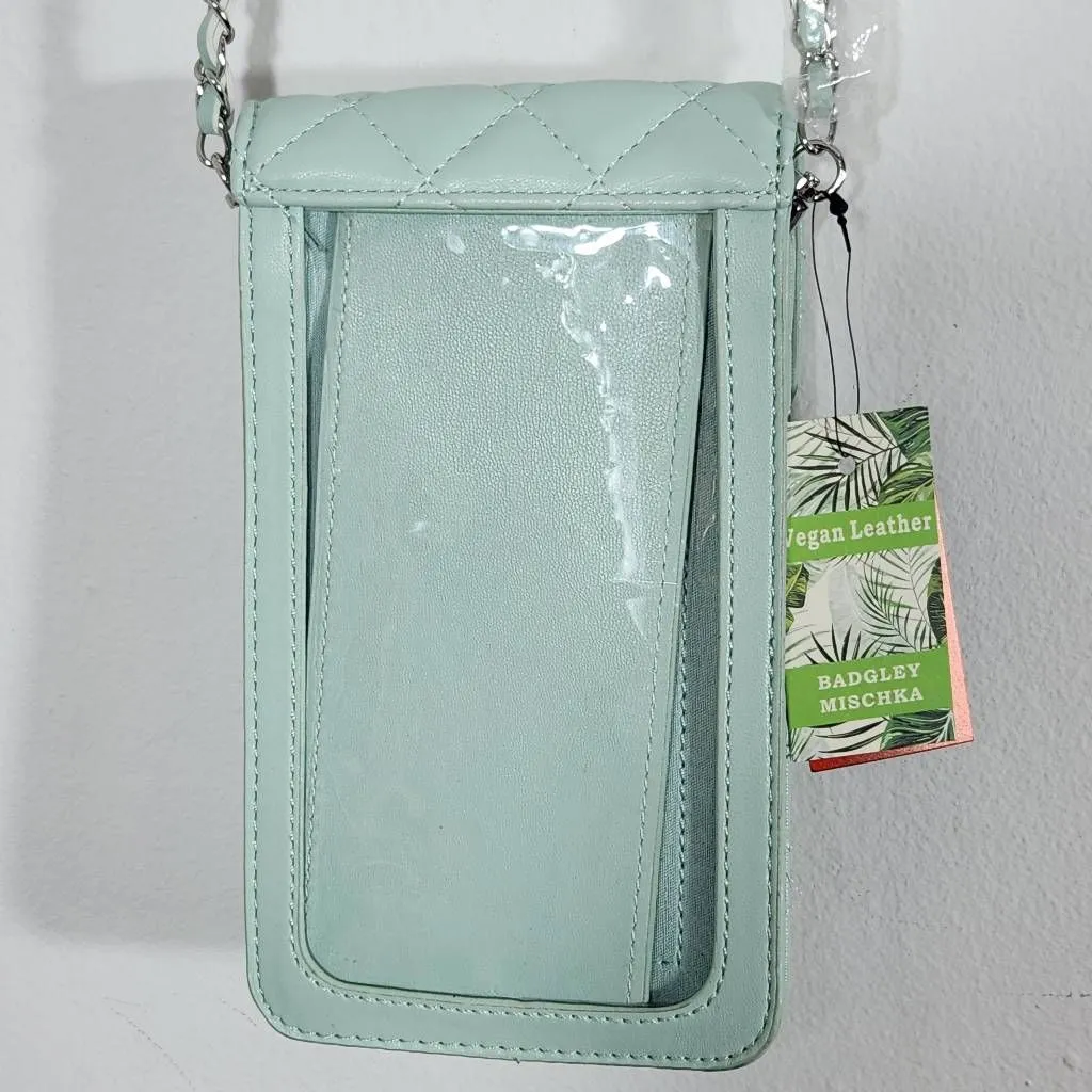 Badgley Mischka Pastel Green Crossbody Bag NWT Green Phone Case Bag - Image 6