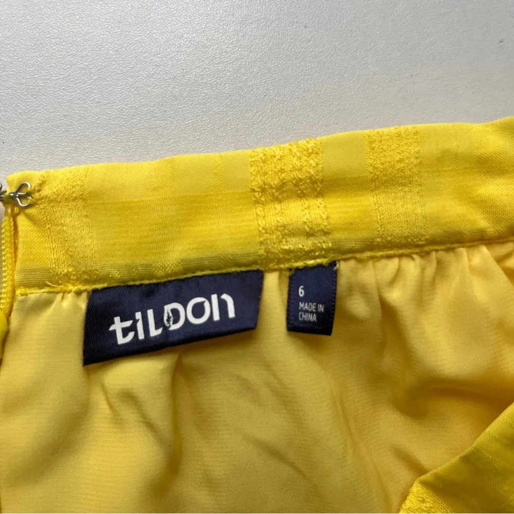 Tildon Aline Mini Skirt Yellow Small Medium 6 - Image 3