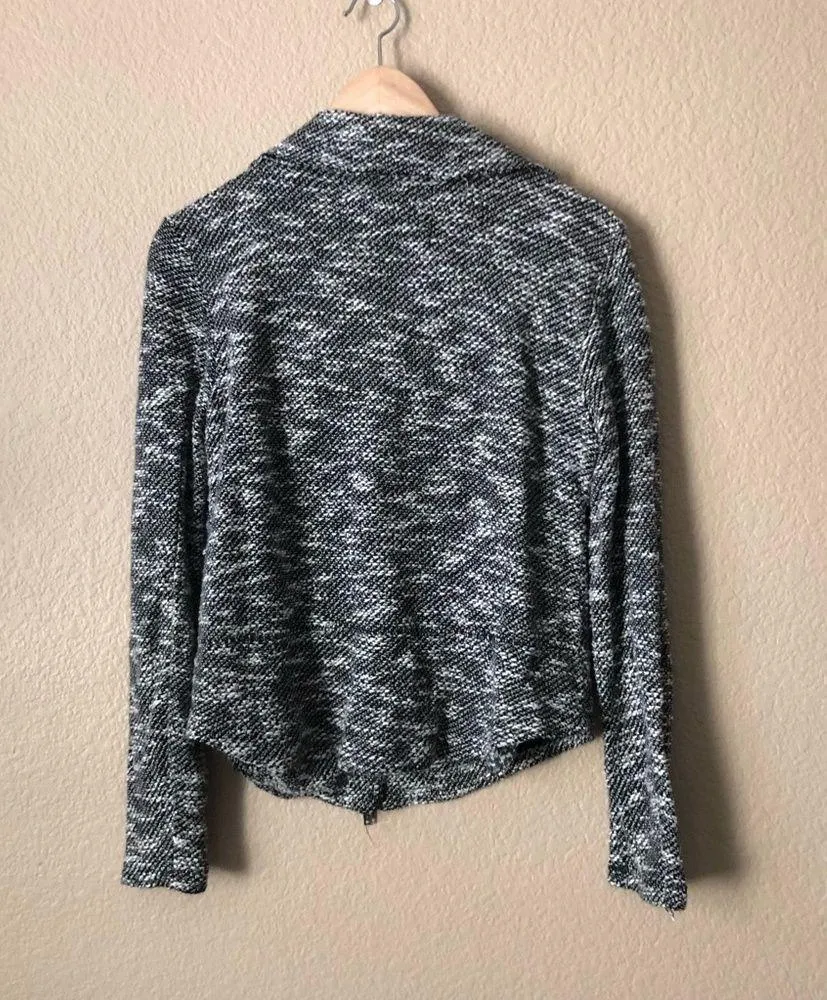 Anthro Saturday Sunday marled terry moto jacket - Image 5