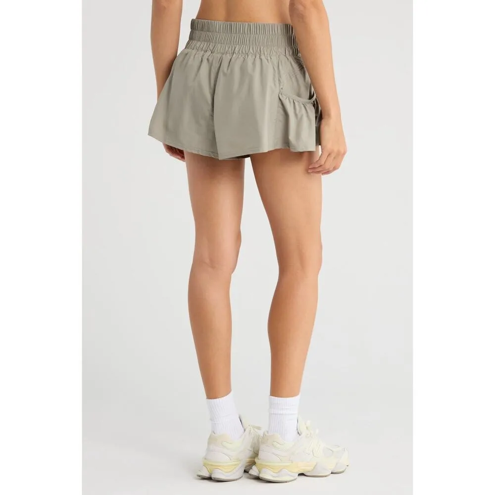 FP Movement Get Your Flirt on Shorts Gray - Image 2