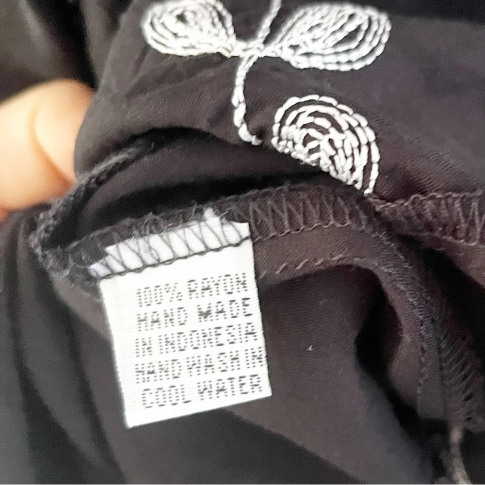 Boston Proper Debbie Katz Embroidery Beach Swim Cover Up Boho Size Medium - Image 5