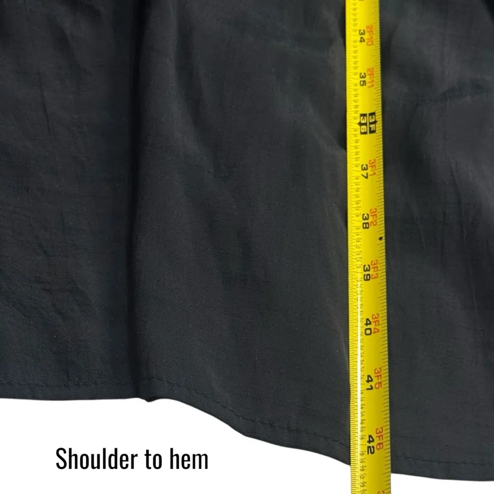 L.I.F.E. Y2K Fairygoth‎ Whimsical Maxi Sheer Lightweight Cardigan L Black Size L - Image 10