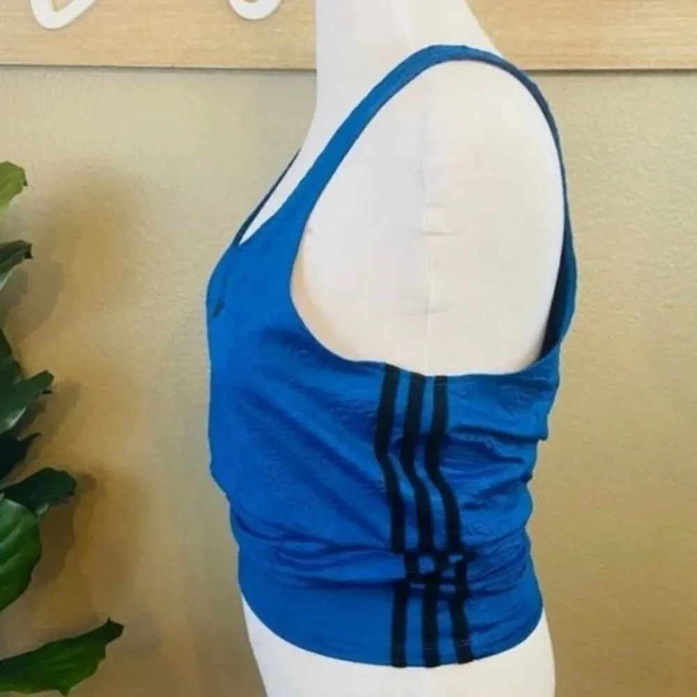 Adidas athletic blue and black textured dress/top / tank / tunic size S.… - Image 4