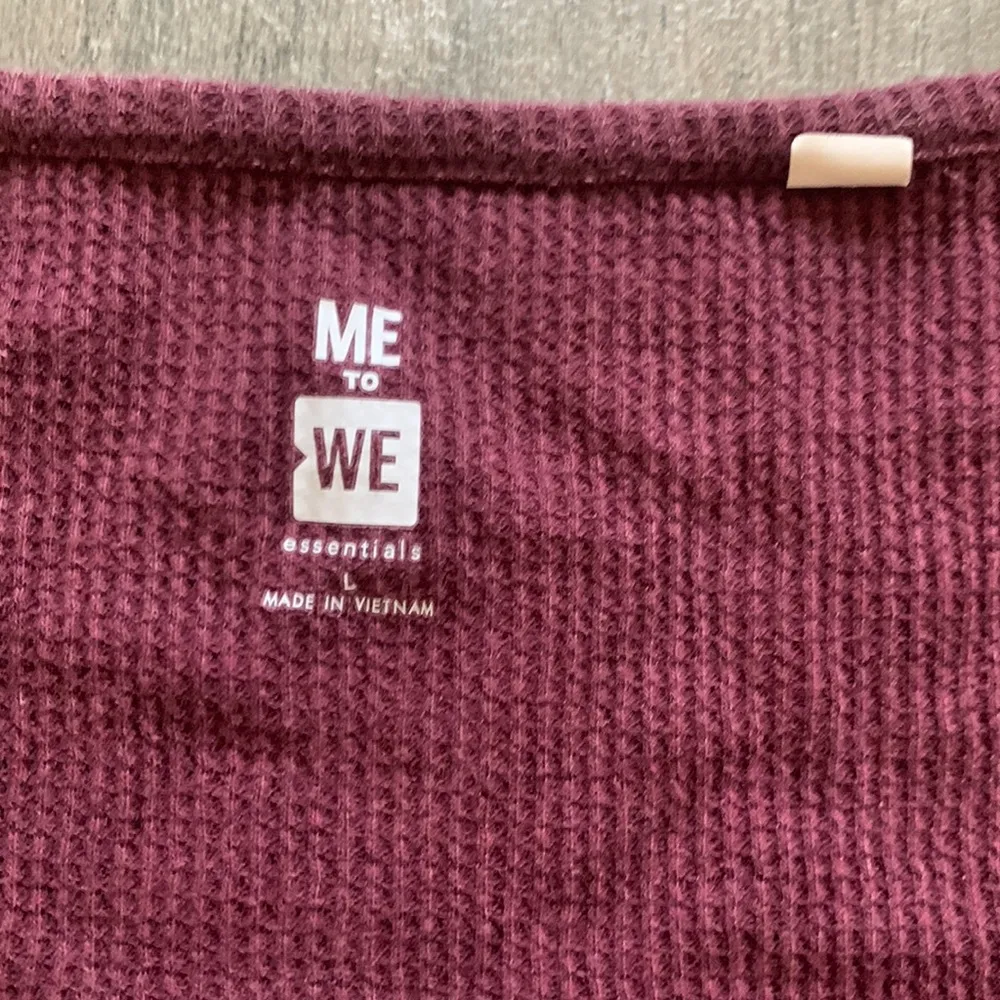 Me to we burgundy front snap short sleeve - Image 2